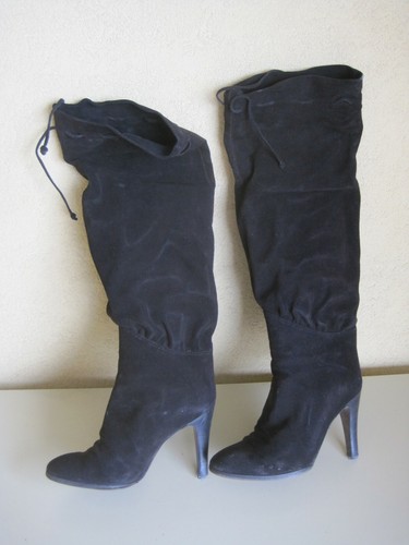 Stivale donna scamosciato - donna, nero