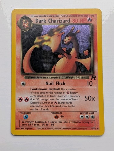 Dark charizard holo nm - charizard, 4/82
