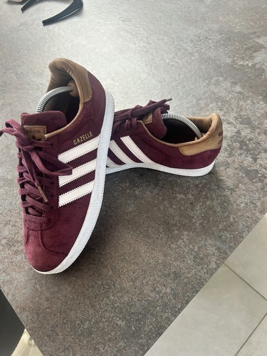 Adidas gazelle burgundy - adidas, burgundy/maroon