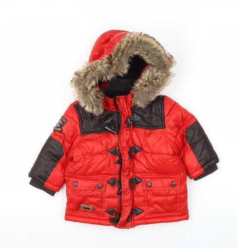 Cappotto parka rosso - , ragazzo