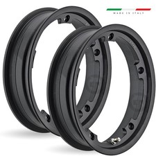 KIT 2 CERCHI IN LEGA RIBASSATI TUBELESS NERO VESPA 50 PK XL2 HP (V5N2T)