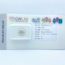 Diamante naturale certificato