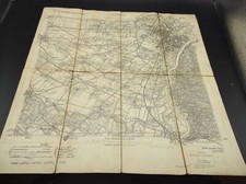 CARTINA MAPPA TELATA TORINO F56 CM49X45 ISTITUTO GEOGRAFICO MILITARE 1881 
