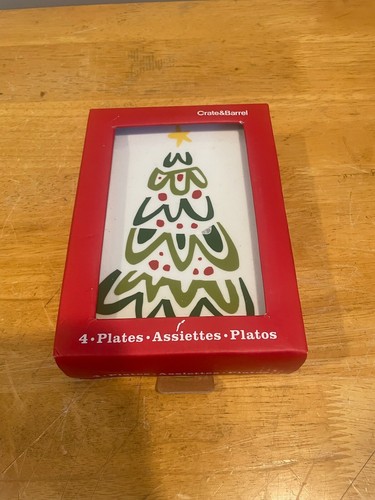 Crate barrel set 4 piatti - crate,