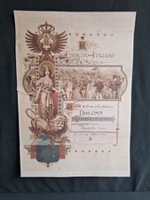 Militaria WW1 Raro ATTESTATO