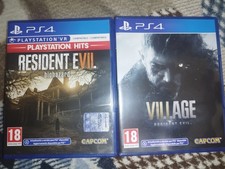 Lotto Giochi Ps4:Resident Evil 7 Biohazard Ps4 +Resident Evil 8 Village Ps4