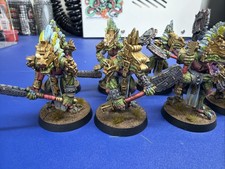 Figurine in miniatura Guardia Lucertola dipinte a mano molto bene