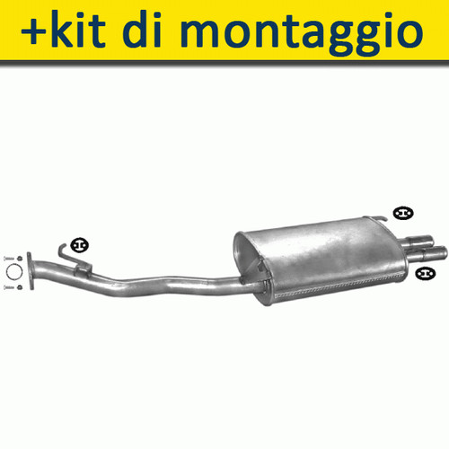 Silenziatore marmitta - silenziatore,