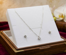 Parure diamanti in oro bianco