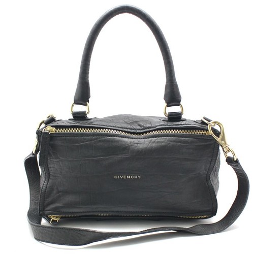 Givenchy black leather pandora - leather,