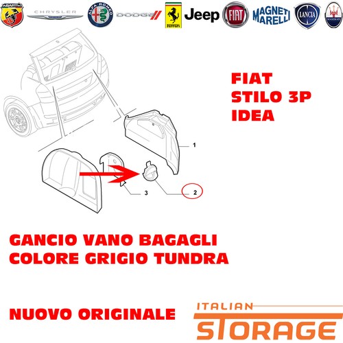 Fiat stilo idea gancio vano - stilo,