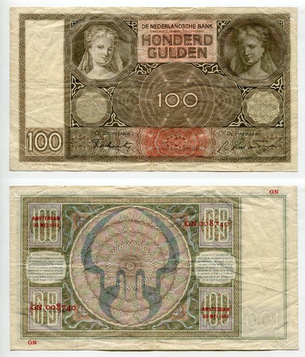 100 fiorini olanda 1942 - 100,