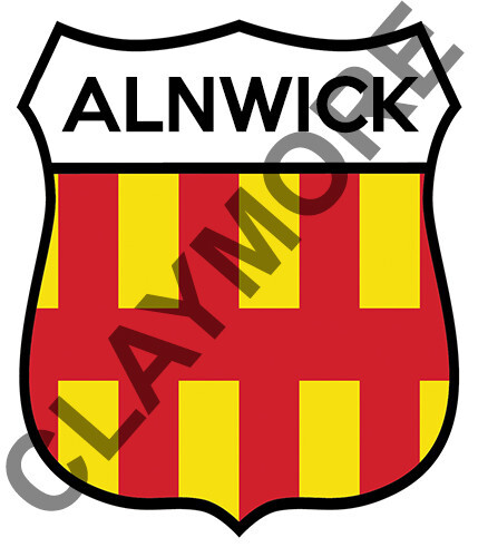Adesivo alnwick northumberland - adesivo,