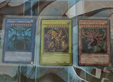 Yu-Gi-Oh! SET COMPLETO DIVINITÀ EGIZIE SLIFER + Obelisk + DRAGO ALATO DI RA  ita