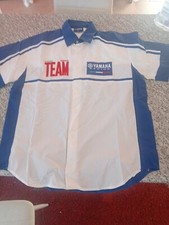 Camicia Yamaha Team Racing Bianca ORIGINALE taglia M  con busta  nuova