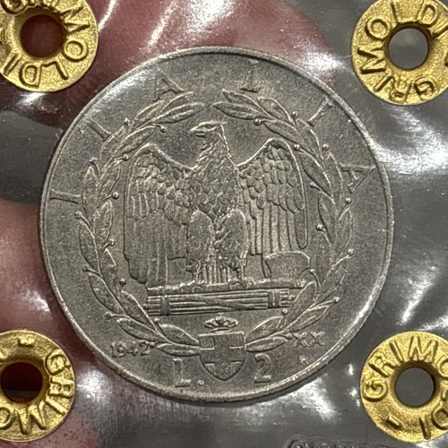 Moneta lire 1942 - da,