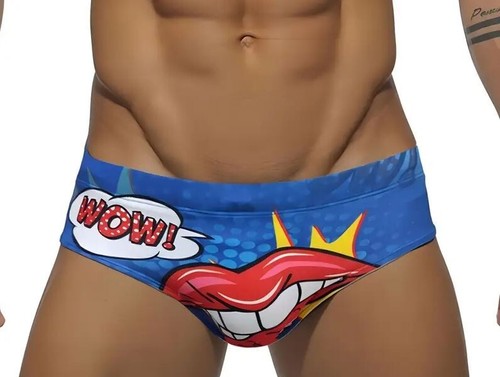 Slip bagno uomo sexy labbra - sexy,