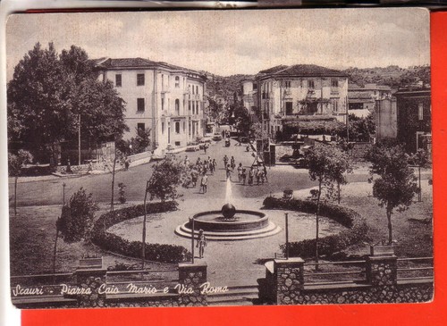 Cartolina scauri b n - cartolina,
