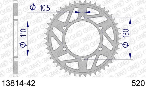 13814 afam corona denti - 13814-42,