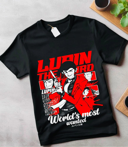 Lupin terzo shirt nera - il,