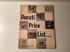 Listino prezzi ducati 1960 - prezzi,