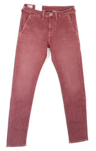 Jeans chino bordeaux - , slim