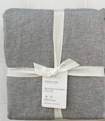 Copripiumino pottery barn lino - pottery,