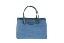 Borsa a Mano Jeans  in Paglia