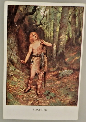 Cartolina artistica scena