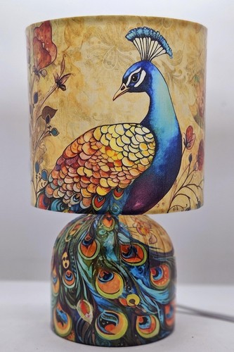 Lampada tavolo decoupage - da,