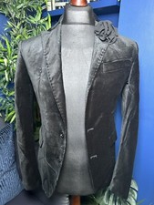 Blazer uomo Zara nero velluto