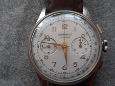 CRONOGRAFO MANUALE DICHI WATCH ANNI 60 Mov. VENUS 188. JUMBO 38,5 mm.