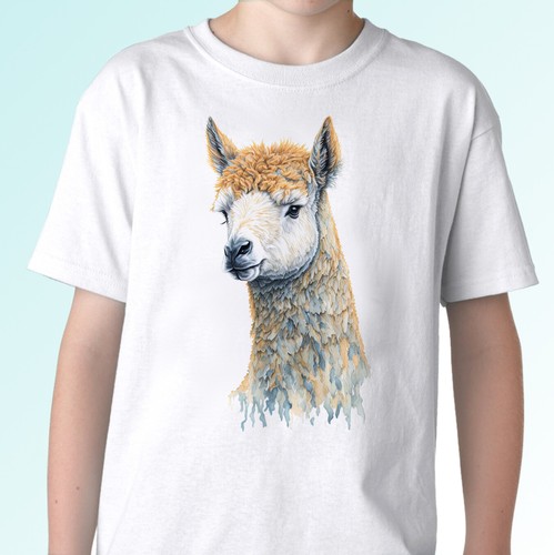 Shirt lama maglietta alpaca - t-shirt,