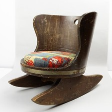 Sedia a dondolo vintage per