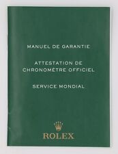 ROLEX GUARANTEE BOOKLET LIBRO BOOK MULTILANGUAGE MANUAL GUIDE 2015 USED