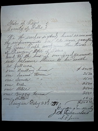1888 texas valutazione - 1888,