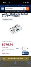 W10392982 Scheda di controllo elettronica lavatrice Whirlpool OEM il giorno successivo spedizione gratuita