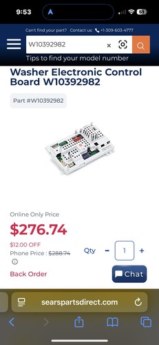 W10392982 scheda controllo - w10392982, di