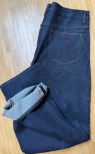 Jeans Supreme New York Raw Selvedge Selvage Denim taglia W 32 (35) L 33 nuovi con etichette