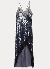 ZARA ABITO CON PAILLETTES TG M