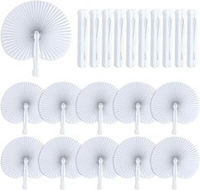 Ventaglio matrimonio segnaposto bomboniera wedding colore BIANCO white 