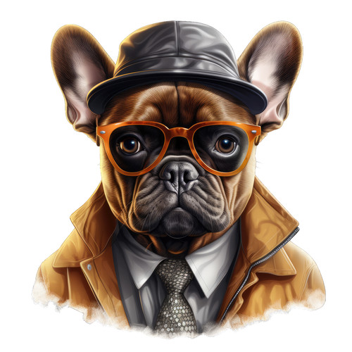 Adesivi auto bulldog - 2,