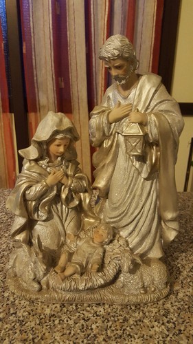 Statua natività porcellana - statua,