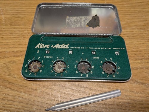 Calcolatrice vintage ken add - calcolatrice, ken+add