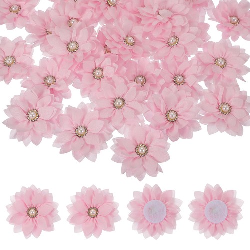 30pcs fiori stoffa con - 30pcs,