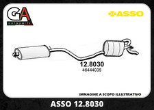 Marmitta Centrale Tubo Gas