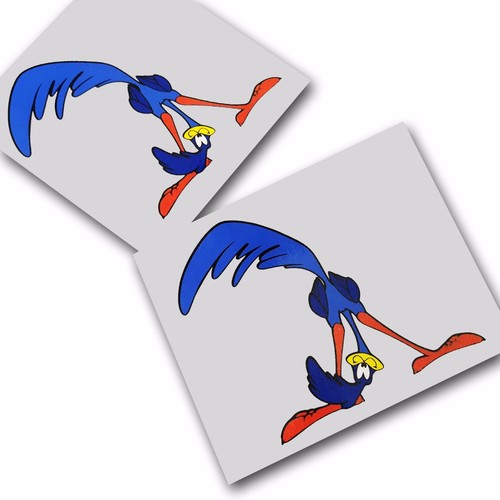 Adesivi road runner kiss - road, 'kiss