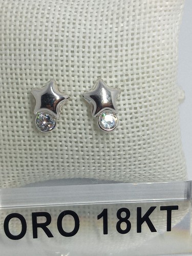 Orecchini oro bianco 750 - , 18