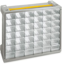 CASSETTA CASSETTIERA 42 SCOMPARTIMENTI CASSETTI PORTA MINUTERIE TERRY POKER