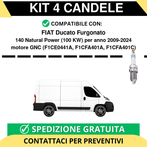 Kit candele per fiat - kit,